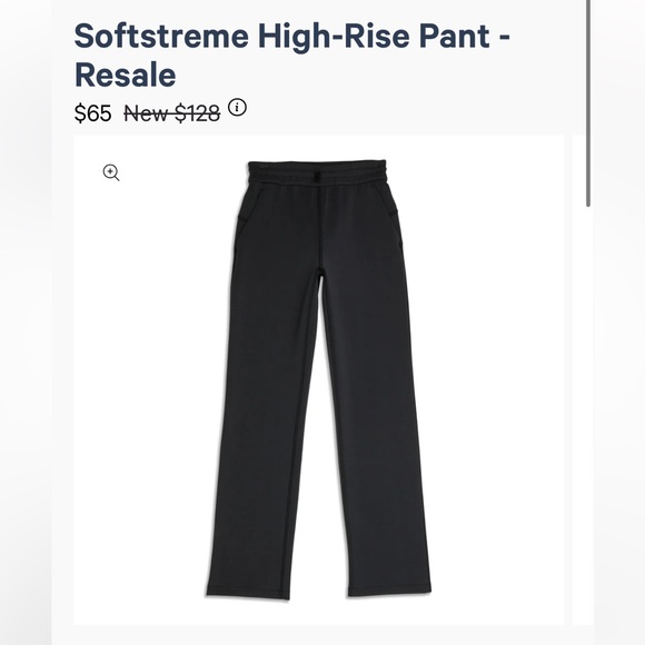 LULULEMON SOFTSTREME HR PANT - Picture 1 of 10